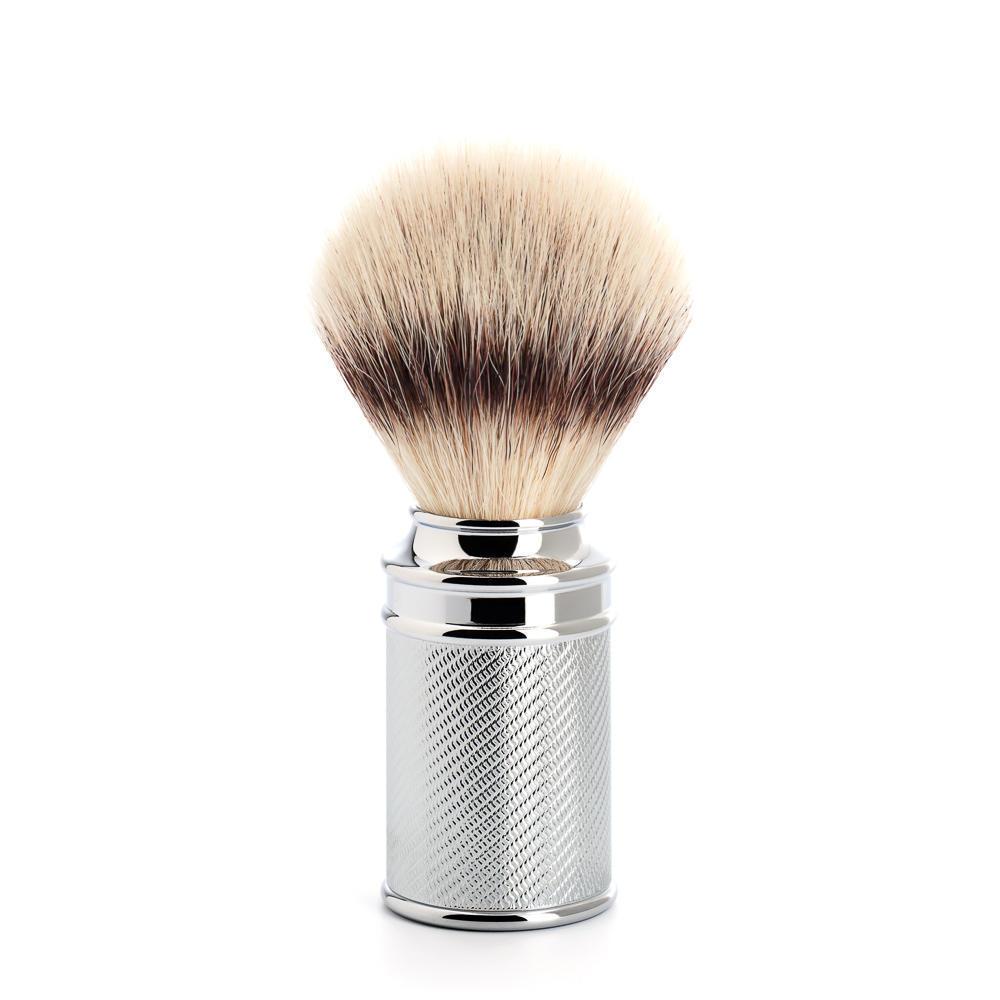 MÜHLE TRADITIONAL 3 Pc. Shaving Set, Silvertip Fibre® Brush & Safety Razor, Chrome-Plated Metal, Open Comb - Image 3