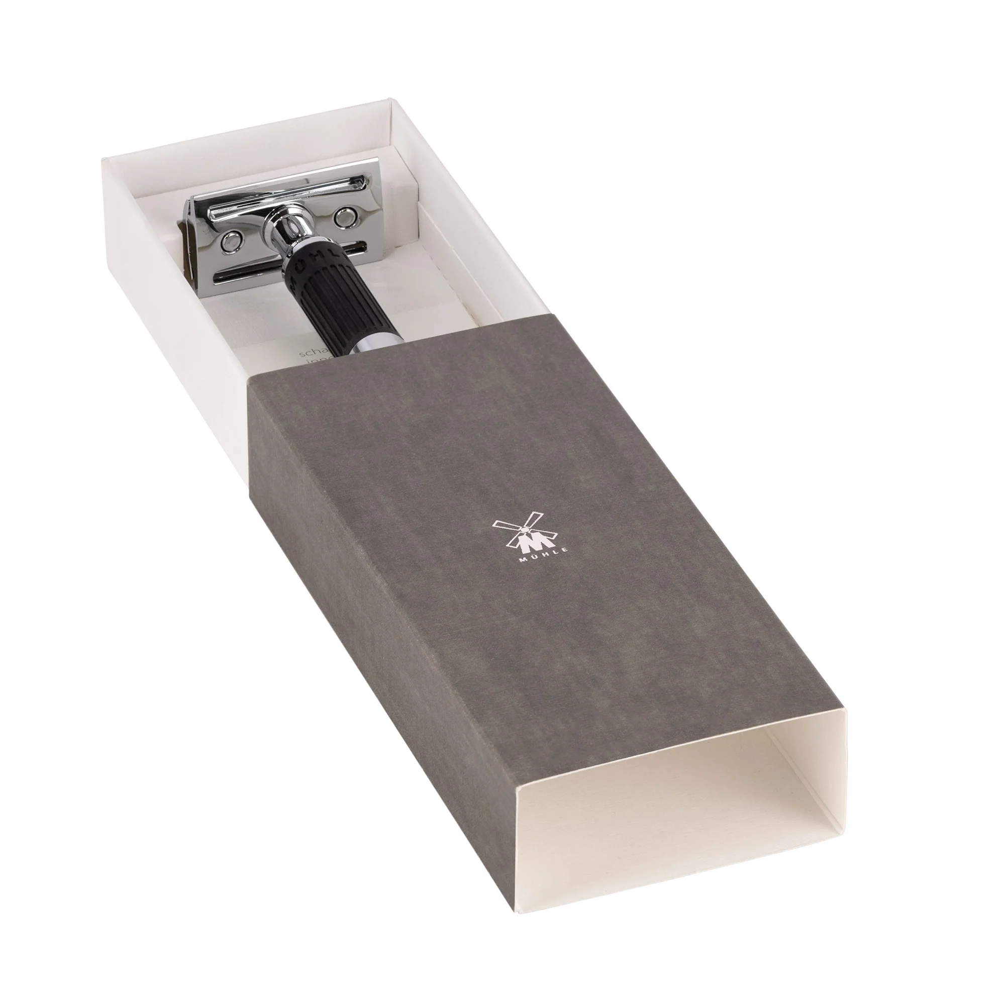 MÜHLE NEO Safety Razor, Closed Comb, Black - Image 3