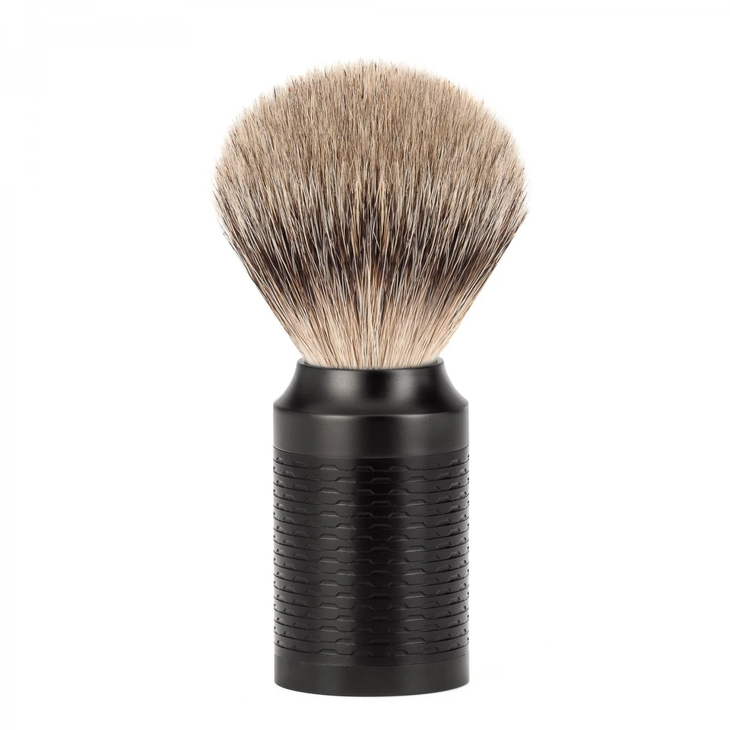 MÜHLE ROCCA 3 Pc. Shaving Set, Silvertip Badger Brush & Safety Razor, Jet - Image 3