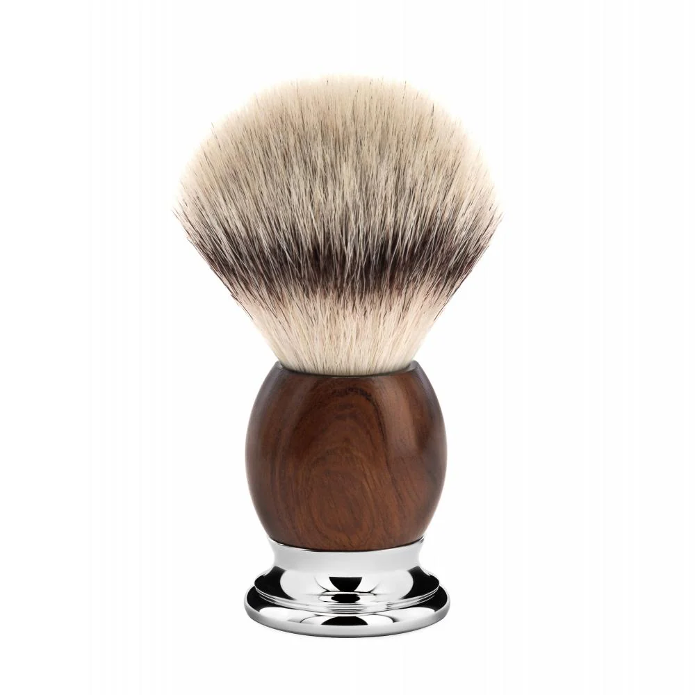 MÜHLE SOPHIST 4 Pc. Shaving Set, Silvertip Fibre® Brush & Safety Razor, Ironwood - Image 2